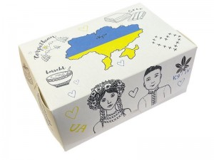 Коробка-контейнер "БАТЬКІВЩИНА", 18х12х8 см